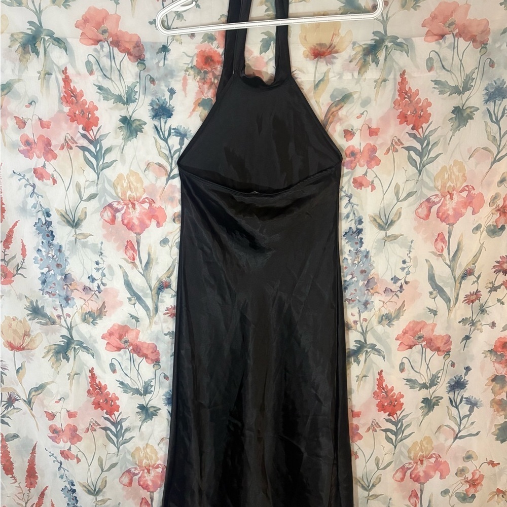 Vintage Black Halter NeckDress - Picture 4 of 7